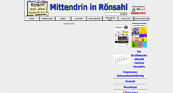 Desktop Screenshot of marcus-roensahl.de