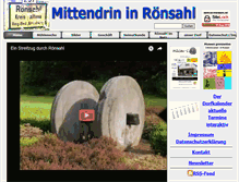 Tablet Screenshot of marcus-roensahl.de